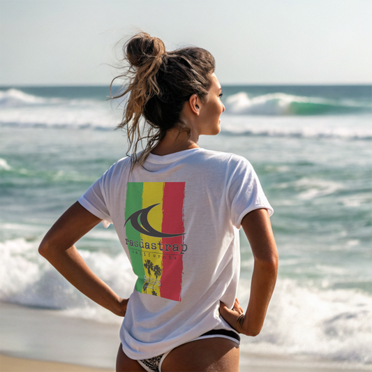 Tri Cali Palm - T Shirt White