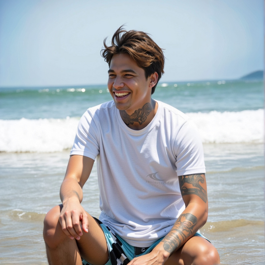 Tri Mex Leaf - T Shirt White