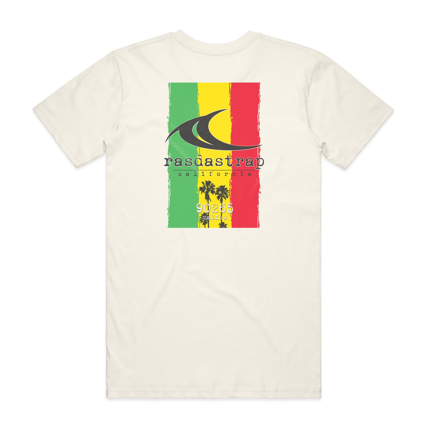 Tri Cali Palm - T Shirt Natural