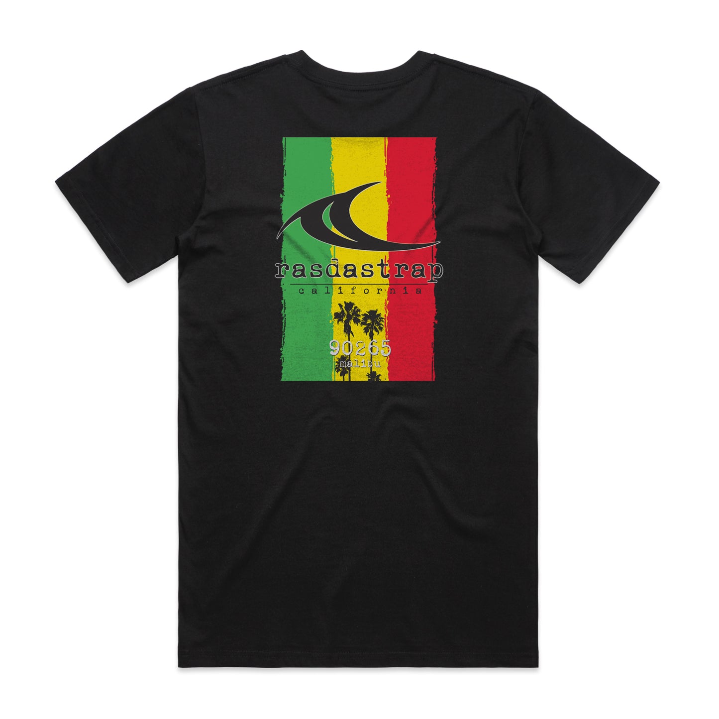 Tri Cali Palm - T Shirt Black
