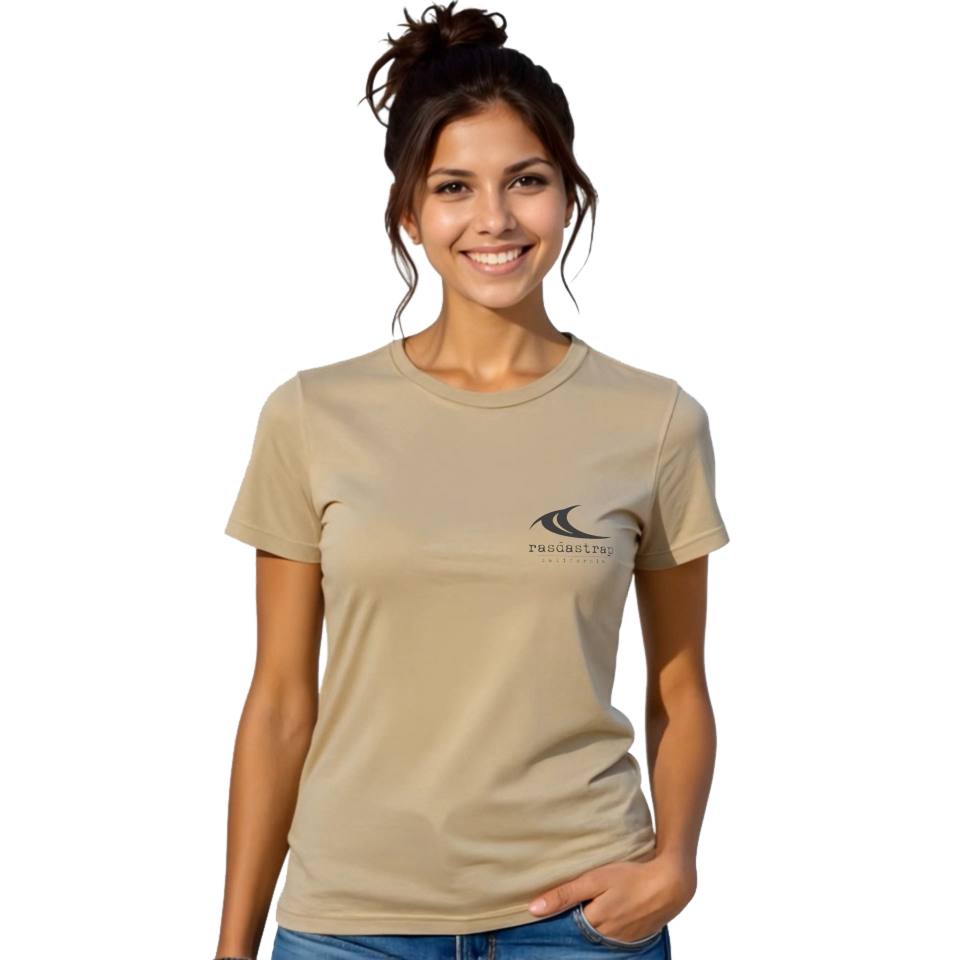 Tri Cali Palm - T Shirt Sand