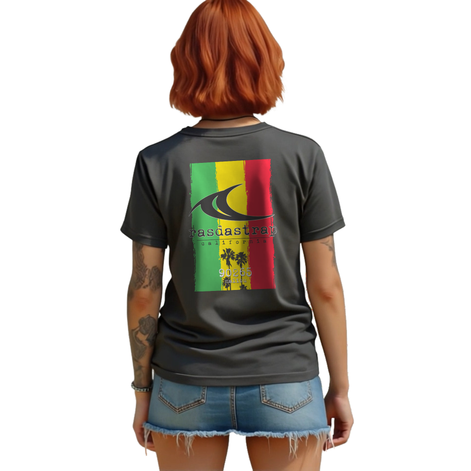 Tri Cali Palm - T Shirt Shadow