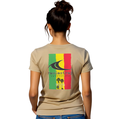 Tri Cali Palm - T Shirt Sand