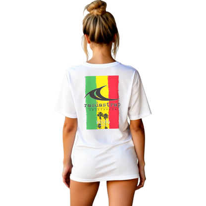 Tri Cali Palm - T Shirt White