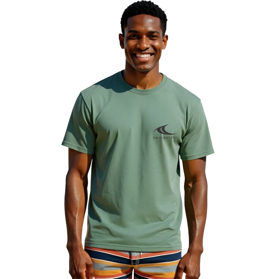 Tri Cali Palm - T Shirt Sage